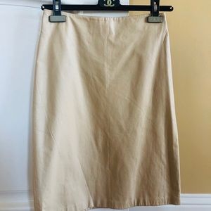 H&M genuine leather skirt
